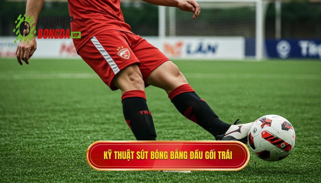 Kỹ thuật sút bóng bằng đầu gối trái