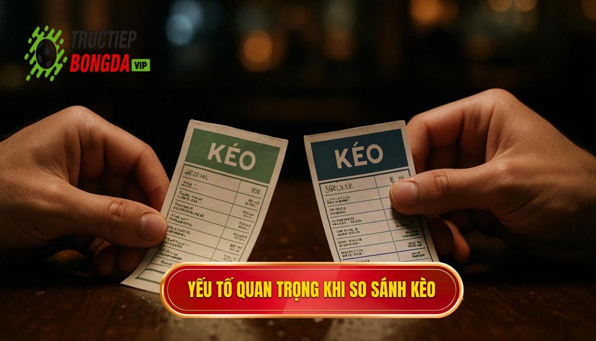 Các yếu tố then chốt khi thực hiện so sánh kèo nhà cái