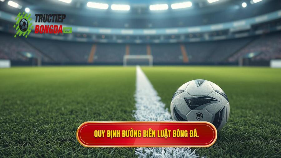 1. Quy định đường biên luật bóng đá.