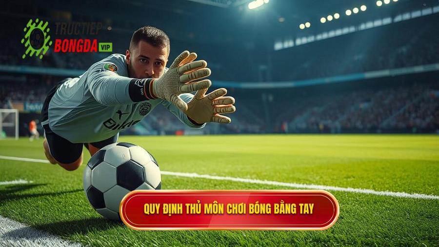 1. Quy định thủ môn chơi bóng bằng tay