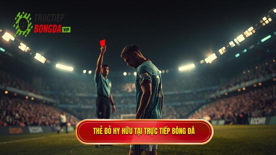 Thẻ đỏ hy hữu tại TRỰC TIẾP BÓNG ĐÁ