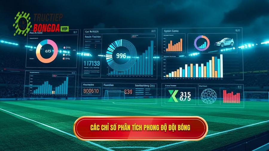 2. Các chỉ số quan trọng khi phân tích phong độ đội bóng