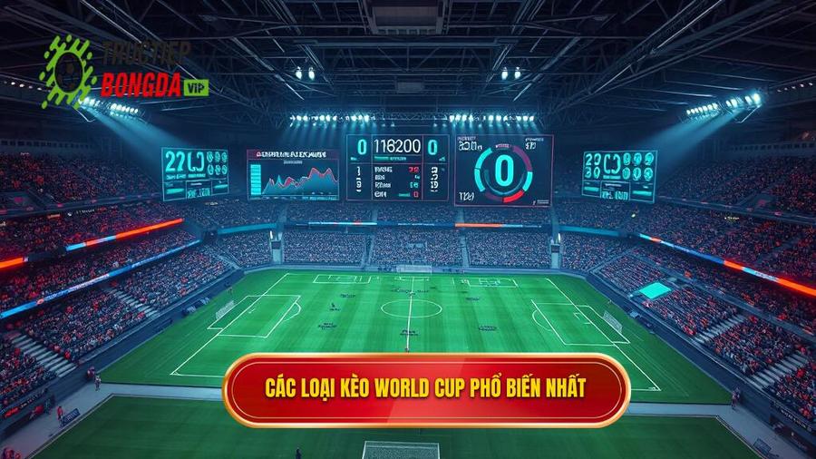 2. Các loại kèo phổ biến khi soi kèo World Cup
